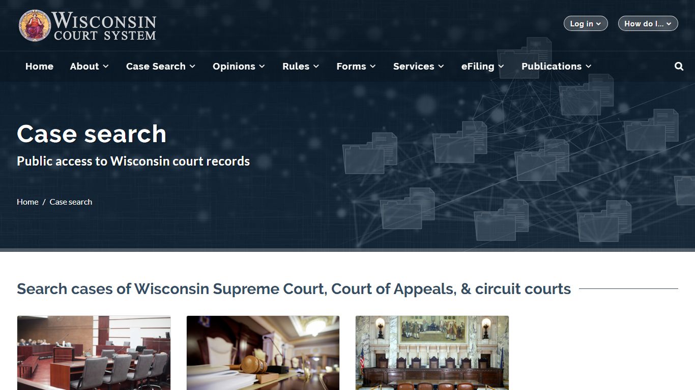 Wisconsin Court System - Case search