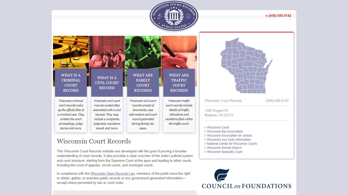 Wisconsin Court Records | WisconsinCourtRecords.us